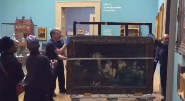 Manchester Art Gallery has removed the Hylas and the Nymphs painting