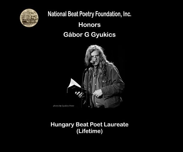 Lifetime Beat Poet Laurate award goes to Hungarian poet Gábor Gyukics