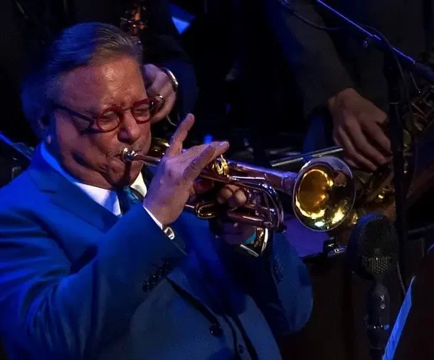 Arturo Sandoval, a trumpeter with a vibrant personality